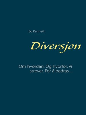 cover image of Diversjon